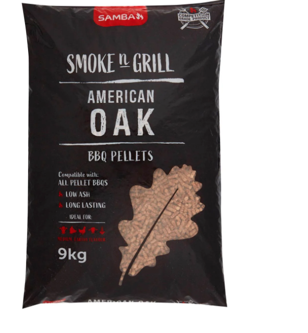 BBQ FUEL SAMBA 9KG OAK PALLETS SASGOP9