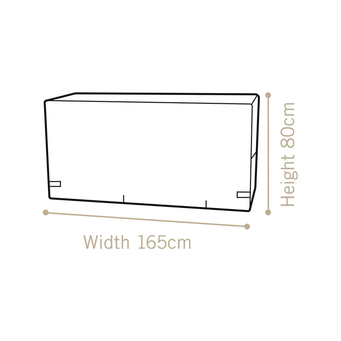 BBQ COVER 4 BURNER FLAT TOP