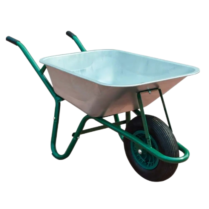BUILDERS BARROW STEEL TRAY 110L WHEELBAR