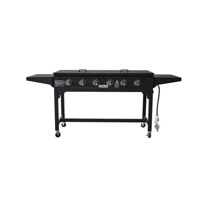 GAS BBQ FLAT JUMBUCK 6 BURNER CLUB