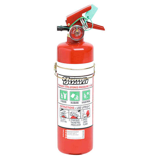 FIRE EXTINGUISHER FLAMEGUARD 1.0KG ABE