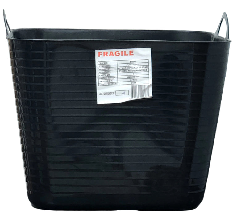 FLEXI TUB EZY STORAGE 42L SQUARE
