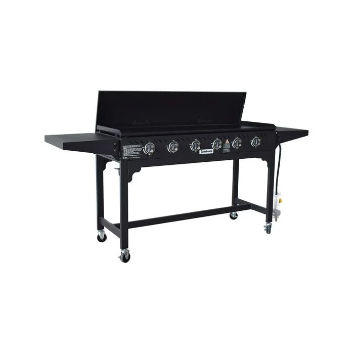 GAS BBQ FLAT JUMBUCK 6 BURNER CLUB
