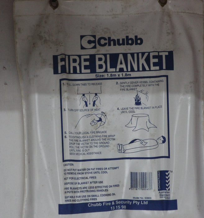 Fire Blanket 1.8Mtr X 1.8 Mtr