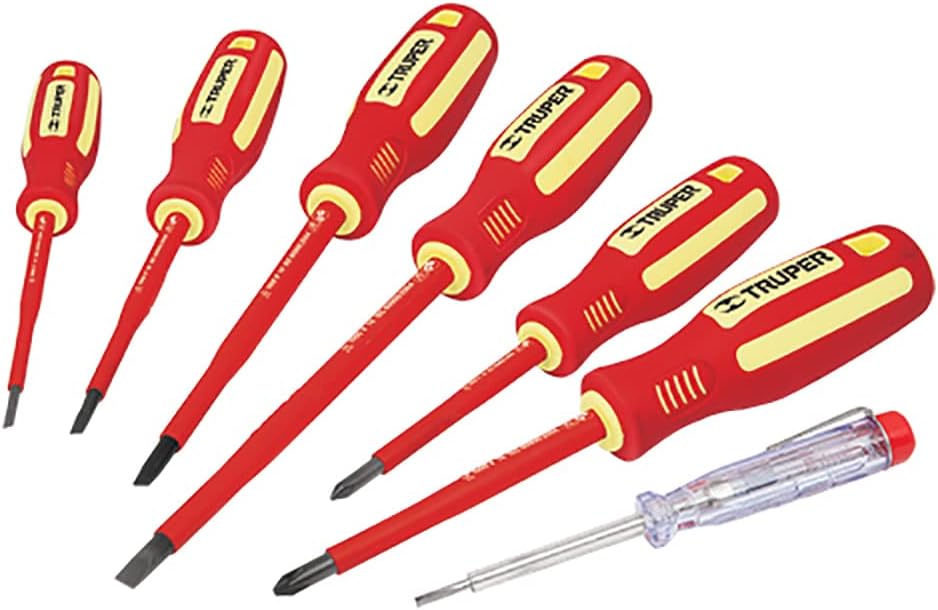 6PC INSULATED SCREWDRIVER AND CIRCUIT TESTER