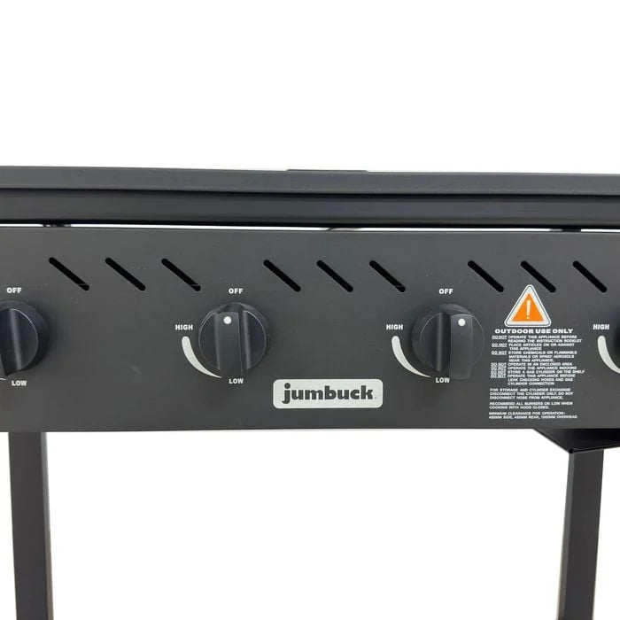 GAS BBQ FLAT JUMBUCK4 BURNER DELTA