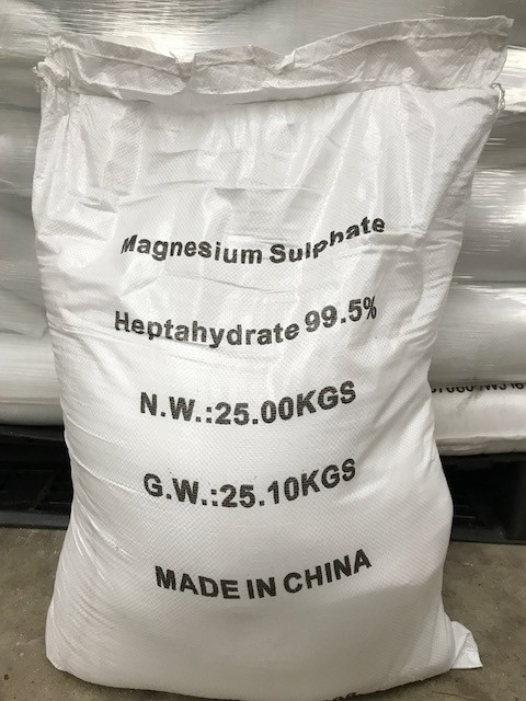 MAGNESIUM SULPHATE 25KG (EPSOM SALT)