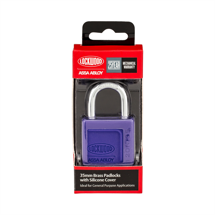 PADLOCK SILICONE JACKET LWOOD 35MM DARK