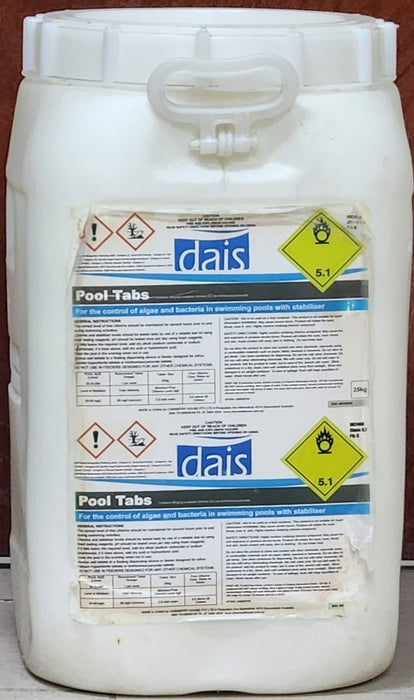 POOL TABS 25KG