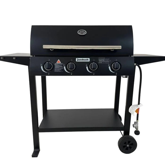 GAS BBQ HOODED JUMBUCK 4 BURNER PORTLAND