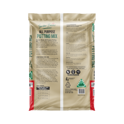 GARDEN BASICS 25L ALL PURPOSE POTTING MIX