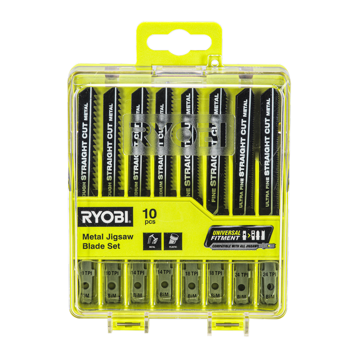 METAL JIGSAW BLADE RYOBI 10PC SET R
