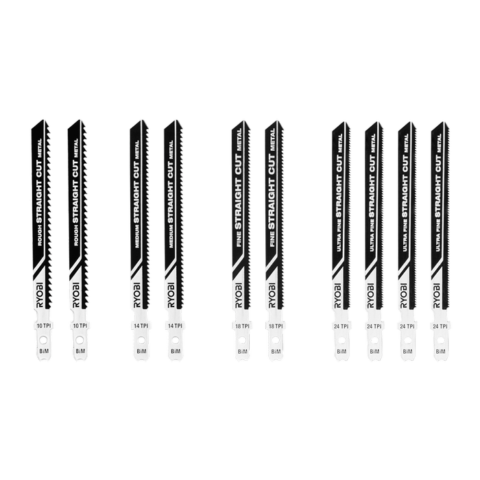 METAL JIGSAW BLADE RYOBI 10PC SET R