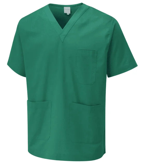 SCRUB TOP ALPHA GREEN M