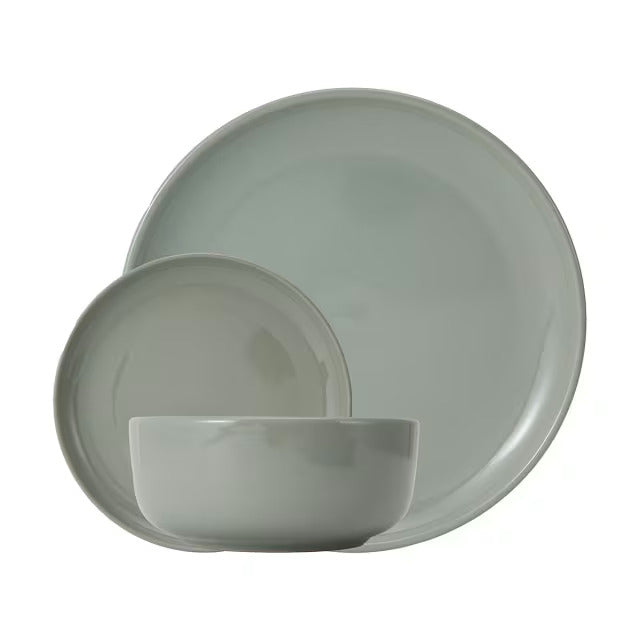 SAGE GREEN 12 PIECE DINNER SET