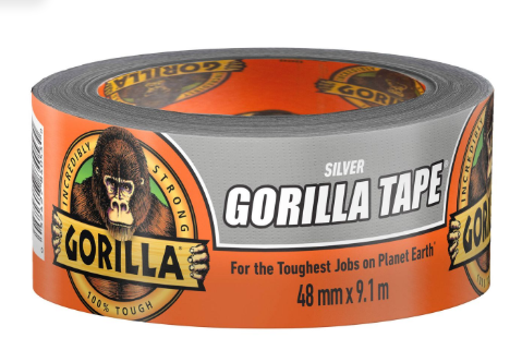CLOTH TAPE GORILLA  48MMX9 1M BLACK