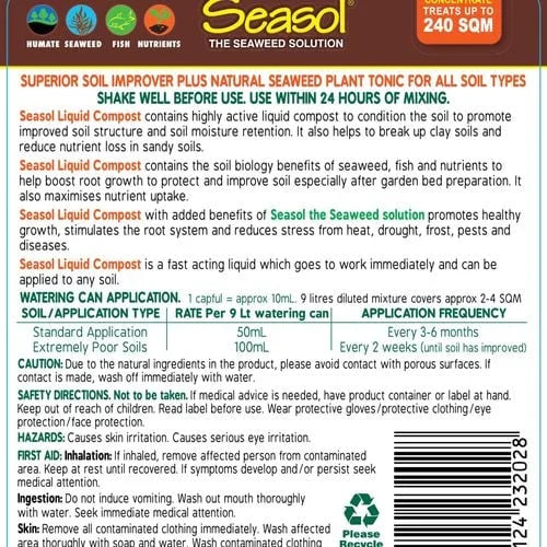 SEASOL 1.2L LIQUID COMPOST CONCENTRATE