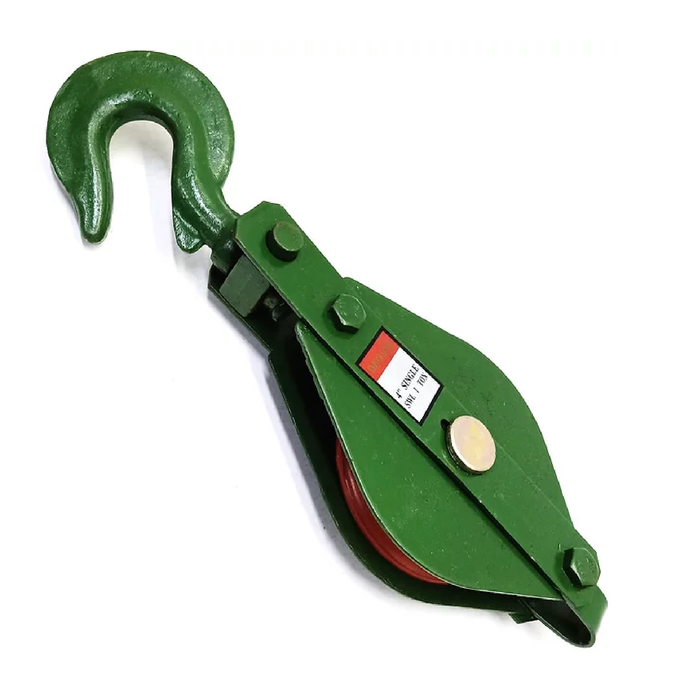 SNATCH BLOCK 4 INCH SINGLE PULLEY