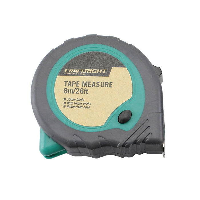 TAPE MEASURE 8M/26FT 25MM CRAFTRIGT