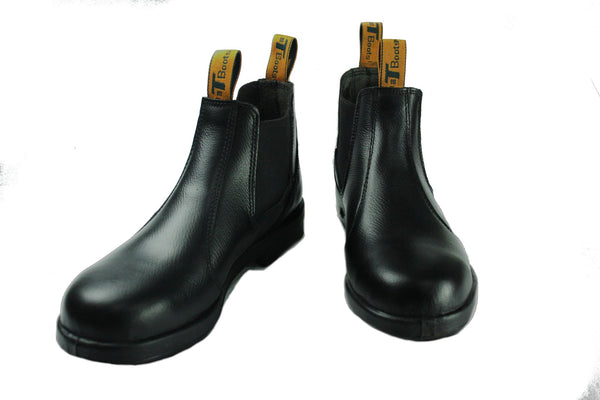 T-WORKBOOT BLACK BLOCKING LEATHER B5-10