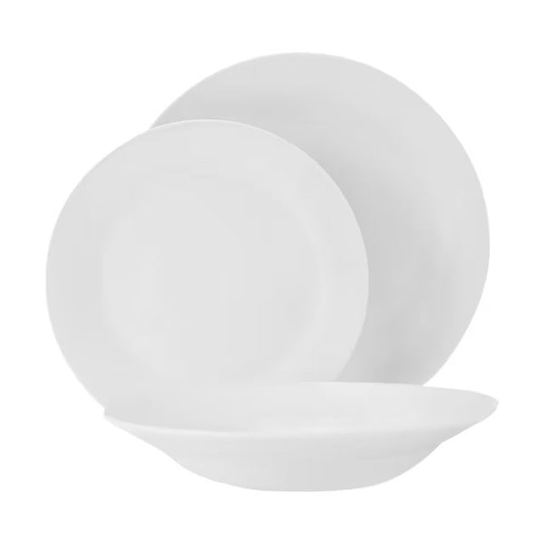 WHITE 12 PIECE DINNER SET