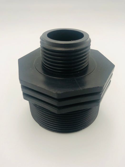 POLY RED NIPPLE 50X40MM