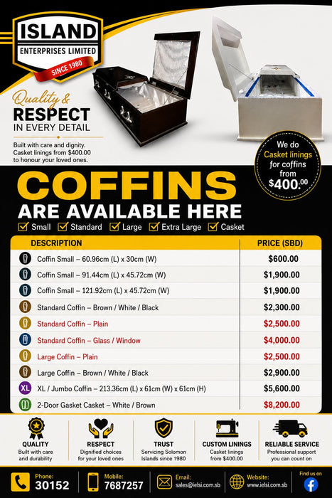 Coffins & Caskets