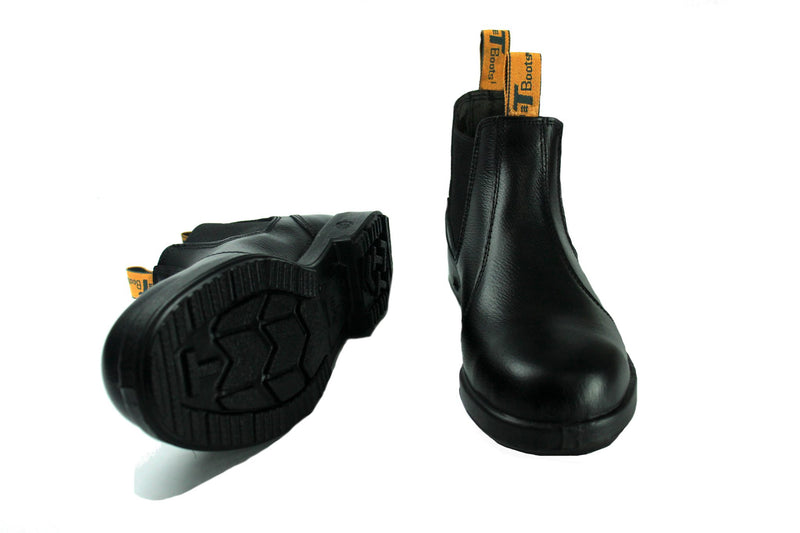 T-WORKBOOT BLACK BLOCKING LEATHER B5-10