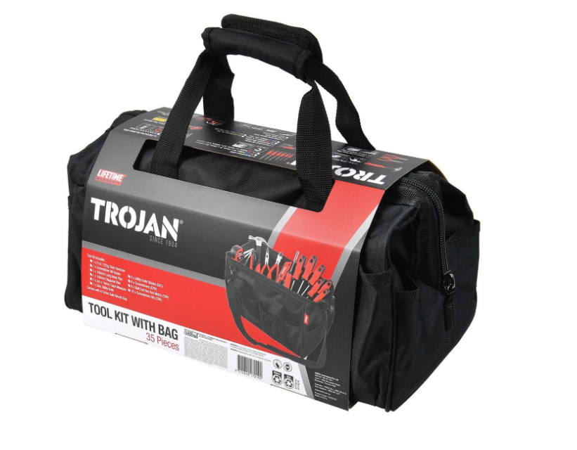 TOOL KIT BAG WH BAG TROJAN 35PC TJ70102