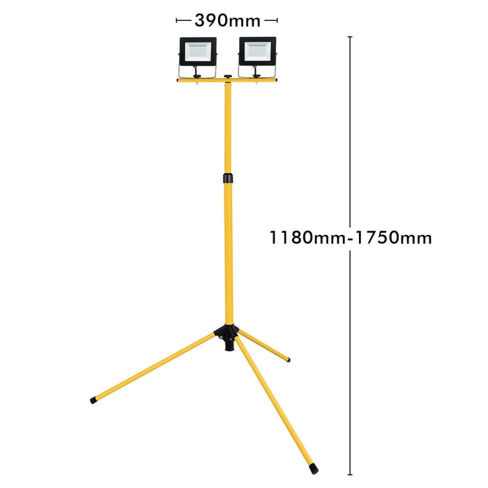 WORKLIGHT LED ARLEC 2X20W 1.6M TRIPOD WL